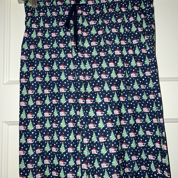 BOY’S VINEYARD VINES PJ CHRISTMAS WHALE PANTS SIZE L (16) - Picture 1 of 6